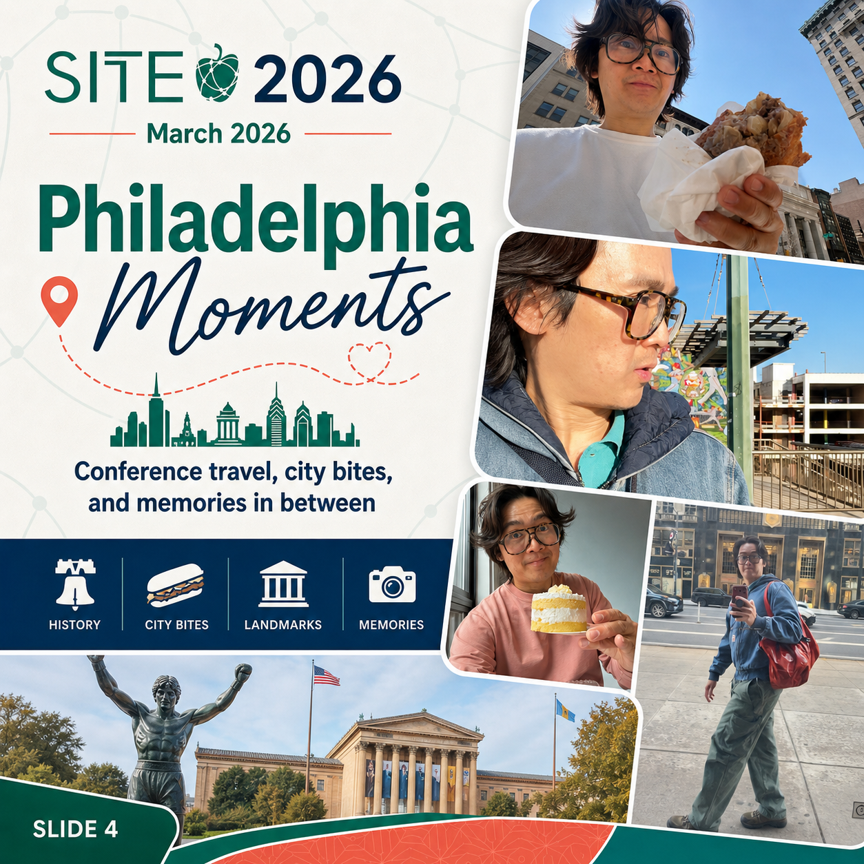 Dr. E at the SITE 2026 plenary in Philadelphia (slide 3 of 4)