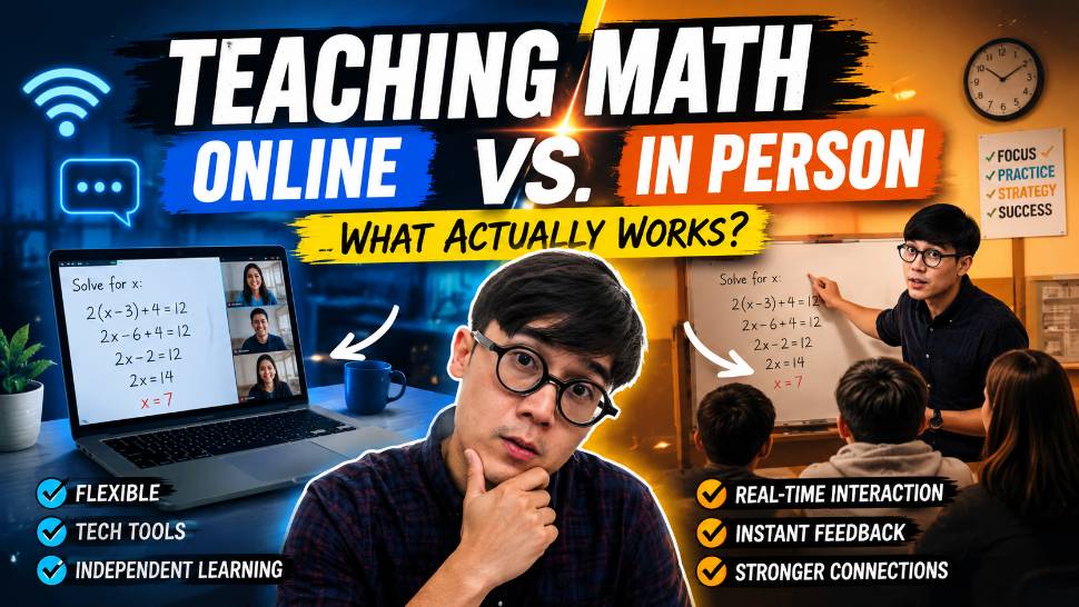 Teaching Math Online vs. In Person