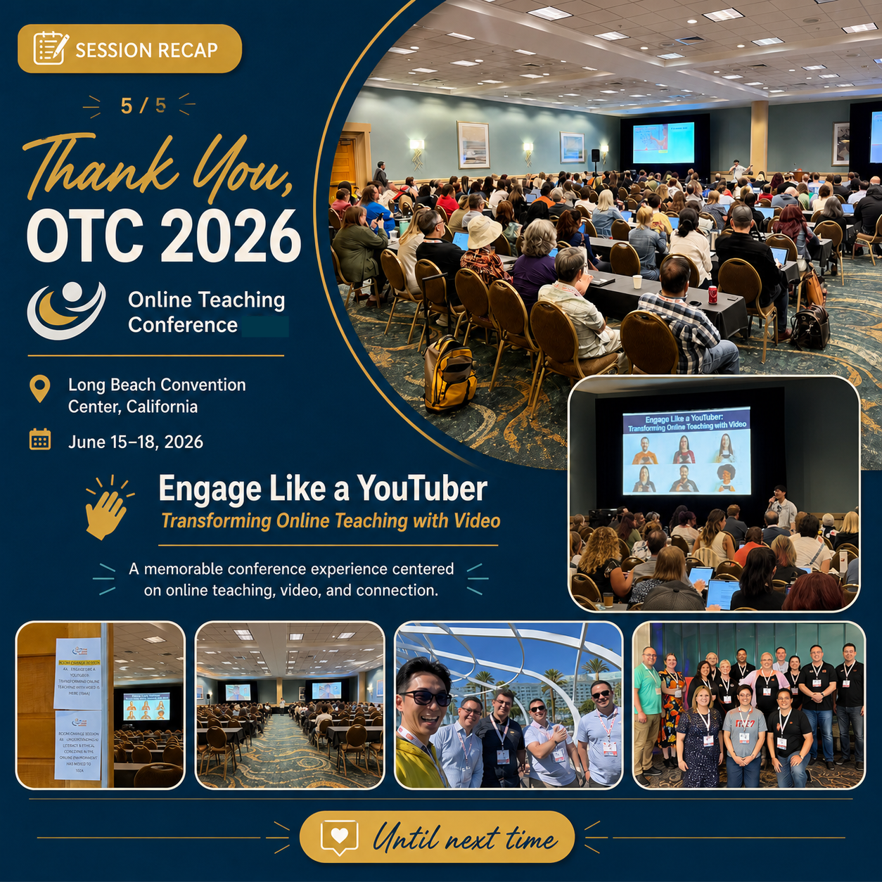 Dr. E presenting at the OTC 2025 plenary in Long Beach (slide 5 of 5)